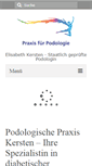 Mobile Screenshot of praxiskersten-gl.de